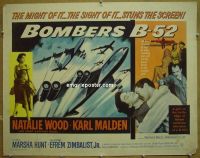 #7242 BOMBERS B-52 1/2sh57 Wood, Malden, Hunt 