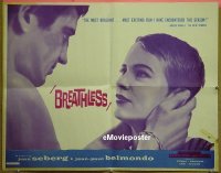 #488 BREATHLESS 1/2sh '61 Godard, Seberg 