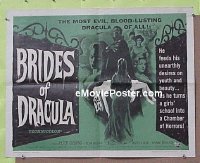 #461 BRIDES OF DRACULA 1/2sh '60 Hammer 