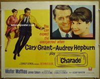 #058 CHARADE 1/2sh '63 Grant, Hepburn 