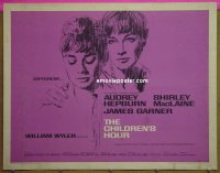 #060 CHILDREN'S HOUR 1/2sh '62 Hepburn 