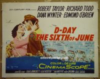 #7277 D-DAY THE 6TH OF JUNE 1/2sh '56 WWII 
