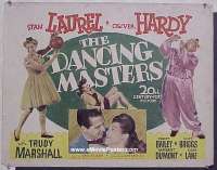 #040 DANCING MASTERS 1/2sh '43 Laurel & Hardy 