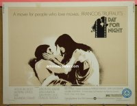 #3076 DAY FOR NIGHT 1/2sh 73 Truffaut, Bisset 