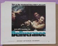 z197 DELIVERANCE half-sheet movie poster '72 Jon Voight, Burt Reynolds