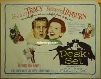 #353 DESK SET 1/2sh '57 Spencer Tracy,Hepburn 