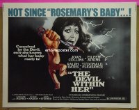 #7280 DEVIL WITHIN HER 1/2sh '76 Joan Collins 