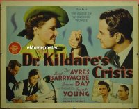 #358 DR KILDARE'S CRISIS 1/2sh '40 Lew Ayres 