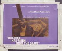 z214 DRACULA HAS RISEN FROM THE GRAVE half-sheet movie poster '69 Lee