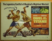#7291 DUEL OF THE TITANS 1/2sh '63 Reeves 