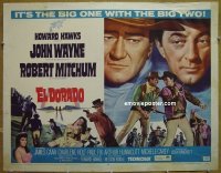 #6118 EL DORADO 1/2sh '66 John Wayne, Mitchum 