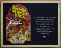 z228 EMPIRE STRIKES BACK half-sheet movie poster R82 George Lucas