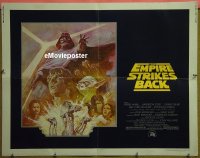 z227 EMPIRE STRIKES BACK half-sheet movie poster R81 George Lucas
