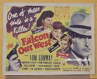 #182 FALCON OUT WEST B-1/2sh '44 Conway 