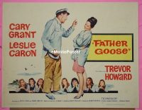 #117 FATHER GOOSE 1/2sh '65 Cary Grant, Caron 