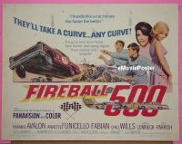 R568 FIREBALL 500 1/2sh '66 car racing, Frankie Avalon