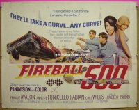 #6933 FIREBALL 500 1/2sh '66 car racing! 