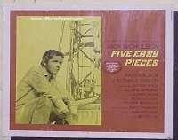 #009 5 EASY PIECES 1/2sh '70 Jack Nicholson 