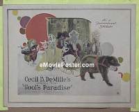 #006 FOOL'S PARADISE 1/2sh '21 Cecil DeMille 