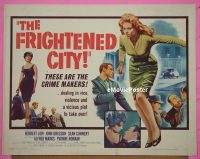 #148 FRIGHTENED CITY 1/2sh '62 Connery 