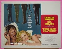 #151 FROM NOON TILL 3 1/2sh 1976 Charles Bronson in bed with Jill Ireland