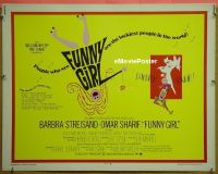 #154 FUNNY GIRL 1/2sh '68 Streisand, Sharif 