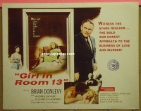 #3097 GIRL IN ROOM 13 1/2sh '60 Donlevy 