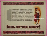 #172 GIRL OF THE NIGHT 1/2sh '60 Francis 