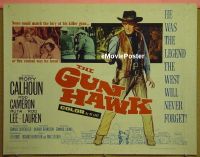 #558 GUN HAWK 1/2sh '63 Rory Calhoun 