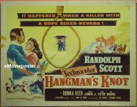 #366 HANGMAN'S KNOT 1/2sh '52 Randolph Scott 