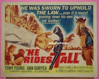 #182 HE RIDES TALL 1/2sh '64 Young, Duryea 