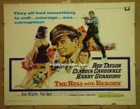 #7335 HELL WITH HEROES 1/2sh '68 Rod Taylor 
