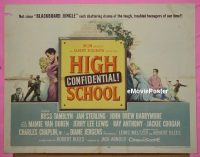 #189 HIGH SCHOOL CONFIDENTIAL 1/2sh '58 