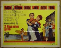 z349 HOLE IN THE HEAD style B half-sheet movie poster '59 Frank Sinatra
