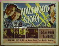 #585 HOLLYWOOD STORY style B 1/2sh '51 Conte 