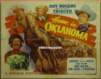 #368 HOME IN OKLAHOMA 1/2sh '46 Roy Rogers 