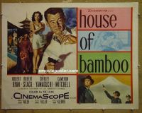 #7345 HOUSE OF BAMBOO 1/2sh '55 Sam Fuller 