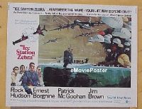 z384 ICE STATION ZEBRA half-sheet movie poster '69 Rock Hudson