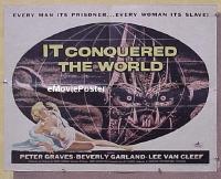 R642 IT CONQUERED THE WORLD half-sheet '56 Corman, AIP