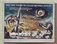 #104 JOURNEY TO THE 7th PLANET 1/2sh '61 cool 