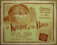 #6180 KEEPER OF THE BEES 1/2sh47 John Sturges 
