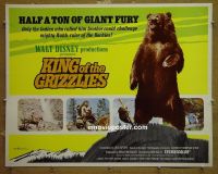 #7378 KING OF THE GRIZZLIES 1/2sh '70 Disney 
