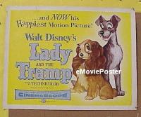 #106 LADY & THE TRAMP 1/2sh '55 Walt Disney 