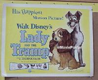 #107 LADY & THE TRAMP 1/2sh R62 Walt Disney 