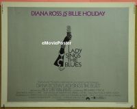 z453 LADY SINGS THE BLUES half-sheet movie poster '72 Diana Ross