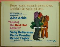 #651 LAST OF THE RED HOT LOVERS 1/2sh '72 