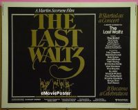 #659 LAST WALTZ 1/2sh '78 Scorsese 