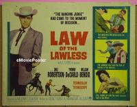 #662 LAW OF THE LAWLESS 1/2sh '64 Robertson 