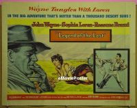 #668 LEGEND OF THE LOST 1/2sh '57 John Wayne 