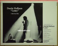 z470 LENNY half-sheet movie poster '74 Dustin Hoffman, Perrine, Fosse